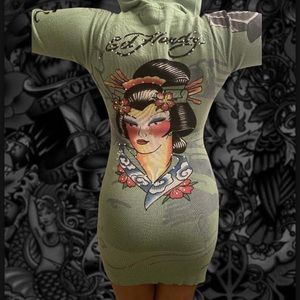 Ed Hardy sweater dress